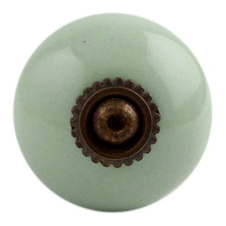 Solid Light Grey Antique Fitting Ceramic Dresser Knob